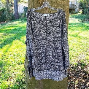 New York & Company Cut Out Shoulders Sweater